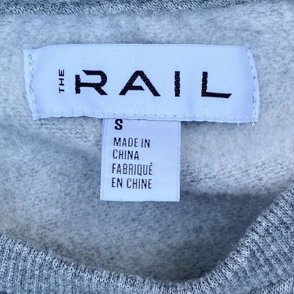 Nordstrom The Rail Gray Pullover Sweatshirt. Size Small.  Excellent Condition - Picture 3 of 3